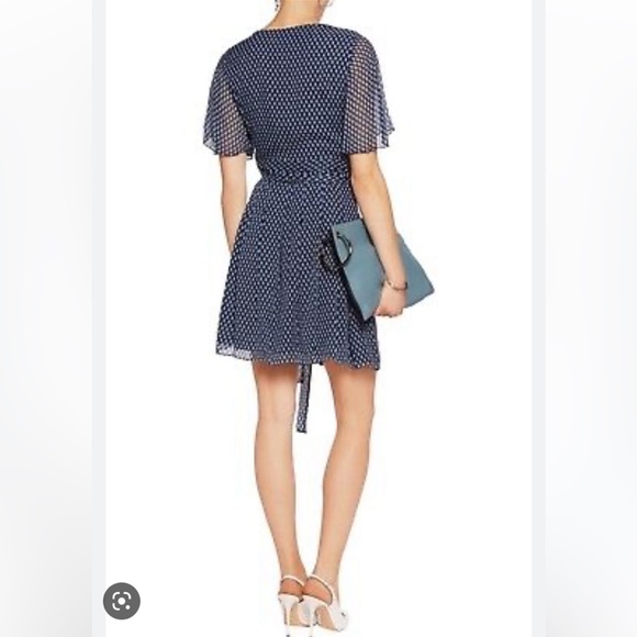 DVF Katrina Zomba Mini Midnight Silk Dress. Size 6. NWT - Picture 4 of 7